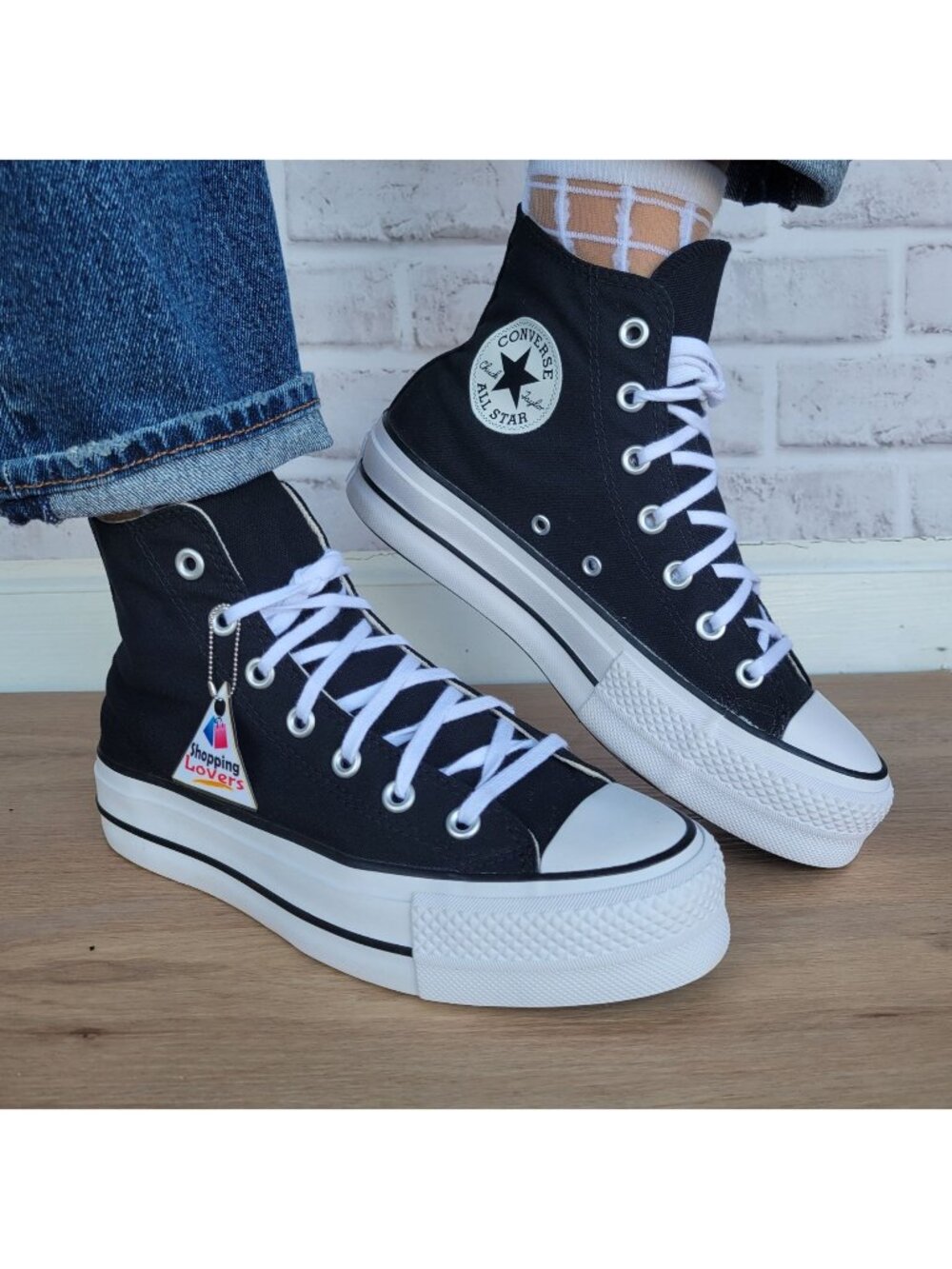 ⭐Converse Chuck Taylor All Star Lift Hi Sz 9 Women Shoes Sneakers Black 560845C⭐